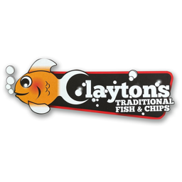 Clayton Traditional Fish and Chips logo.